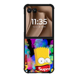 Bart Simpsons Fog And Gun Motorola Moto RAZR Plus 2025 Case OV9889