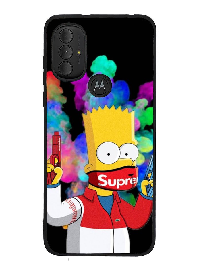 Bart Simpsons Fog And Gun Motorola Moto G Pure 2021 , Moto G Power 2022 Case OV9889