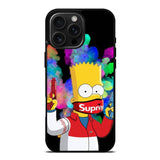 Bart Simpsons Fog And Gun iPhone 16 Pro Case OV9889