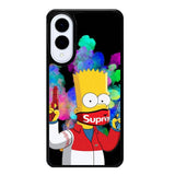 Bart Simpsons Fog And Gun Samsung Galaxy S25 Edge 5G Case OV9889
