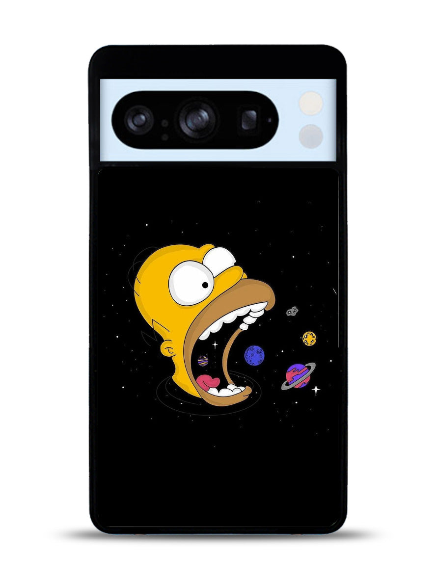 Homer Simpsons Eating Planet Google Pixel 8 Pro Case QC9895
