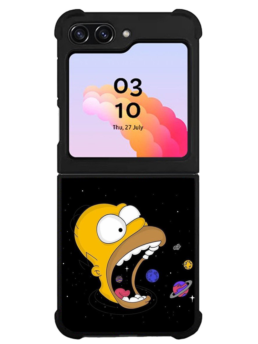 Homer Simpsons Eating Planet Samsung Galaxy Z Flip 5 5G 2023 Case OV9895