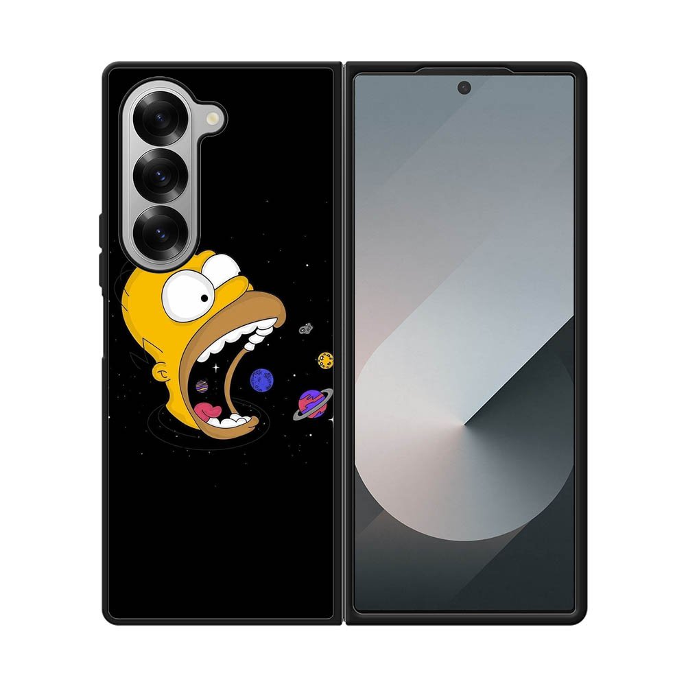 Homer Simpsons Eating Planet Samsung Galaxy Z Fold 7 5G Case OV9895