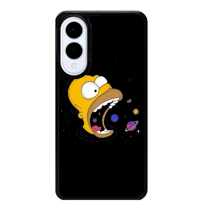 Homer Simpsons Eating Planet Samsung Galaxy S25 Edge 5G Case OV9895