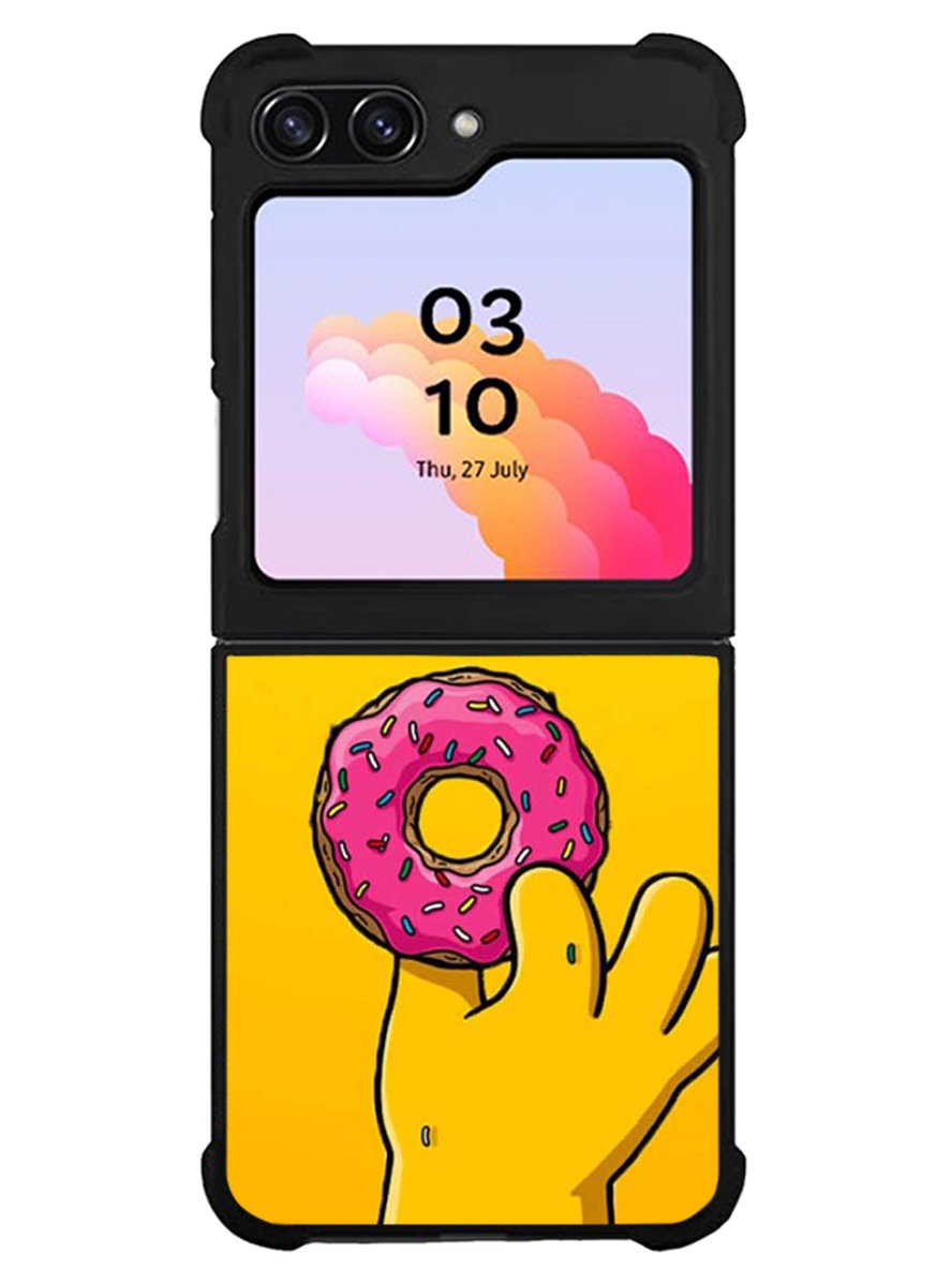 Donuts The Simpsons Samsung Galaxy Z Flip 5 5G 2023 Case OV9894