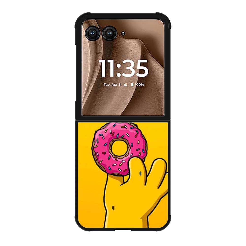 Donuts The Simpsons Motorola Moto RAZR Plus 2025 Case OV9894