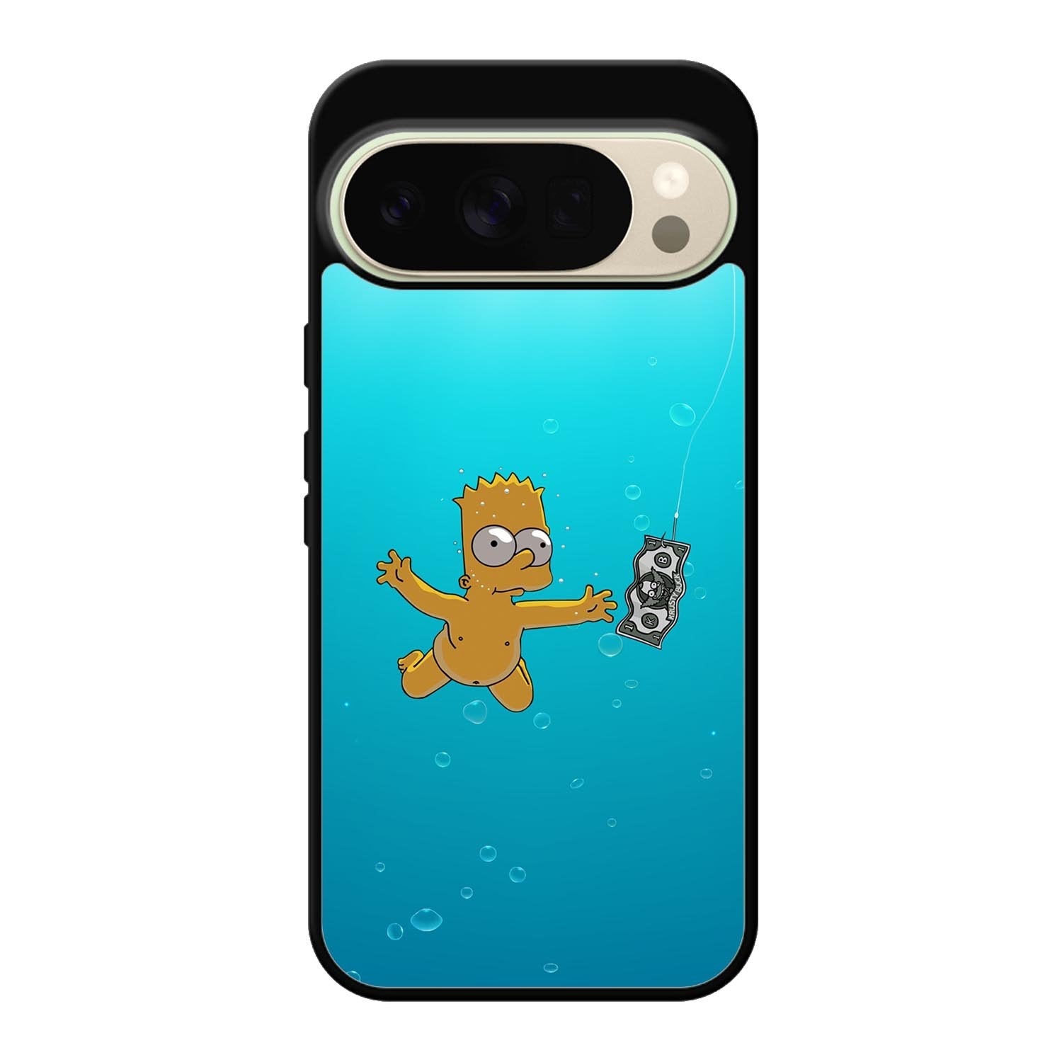 Bart Simpsons Nevermind Nirvana Google Pixel 10 Pro XL Case
