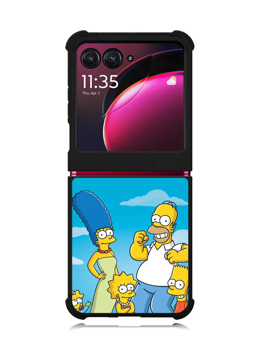 The Simpsons Family Motorola Moto Razr Plus 2023 , Moto Razr+ 2023 Case OV9899