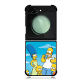 The Simpsons Family Samsung Galaxy Z Flip 6 5G 2024 Case OV9899