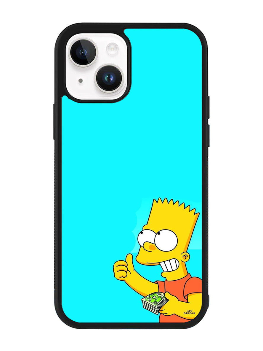 Bart Simpson iPhone 14 Plus Case QC9887