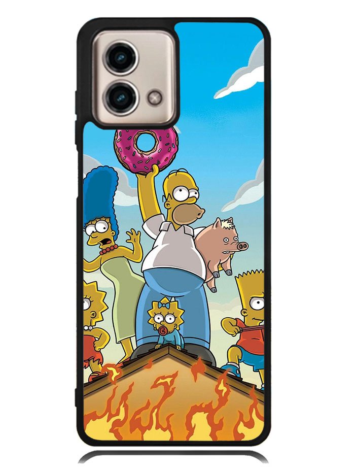 The Simpsons Fire Family Motorola Moto G Stylus 5G 2023 Case OV9900