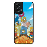 The Simpsons Fire Family Motorola Moto G Play 2024 Case OV9900