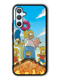 The Simpsons Fire Family Samsung Galaxy A14 5G Case QC9900