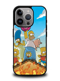 The Simpsons Fire Family iPhone 16 Pro Max Case QC9900