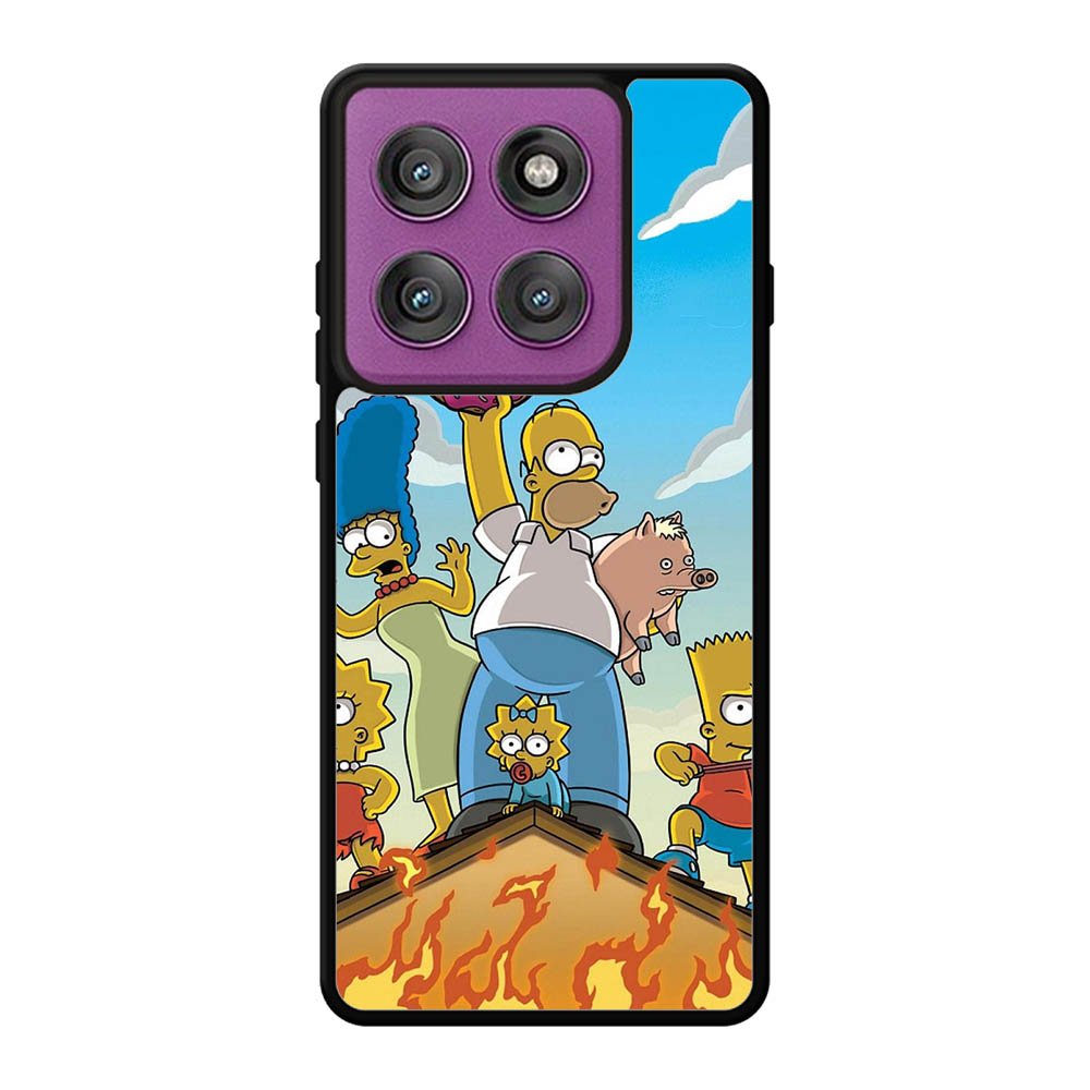 The Simpsons Fire Family Motorola Moto Edge 60 Pro Case QC9900