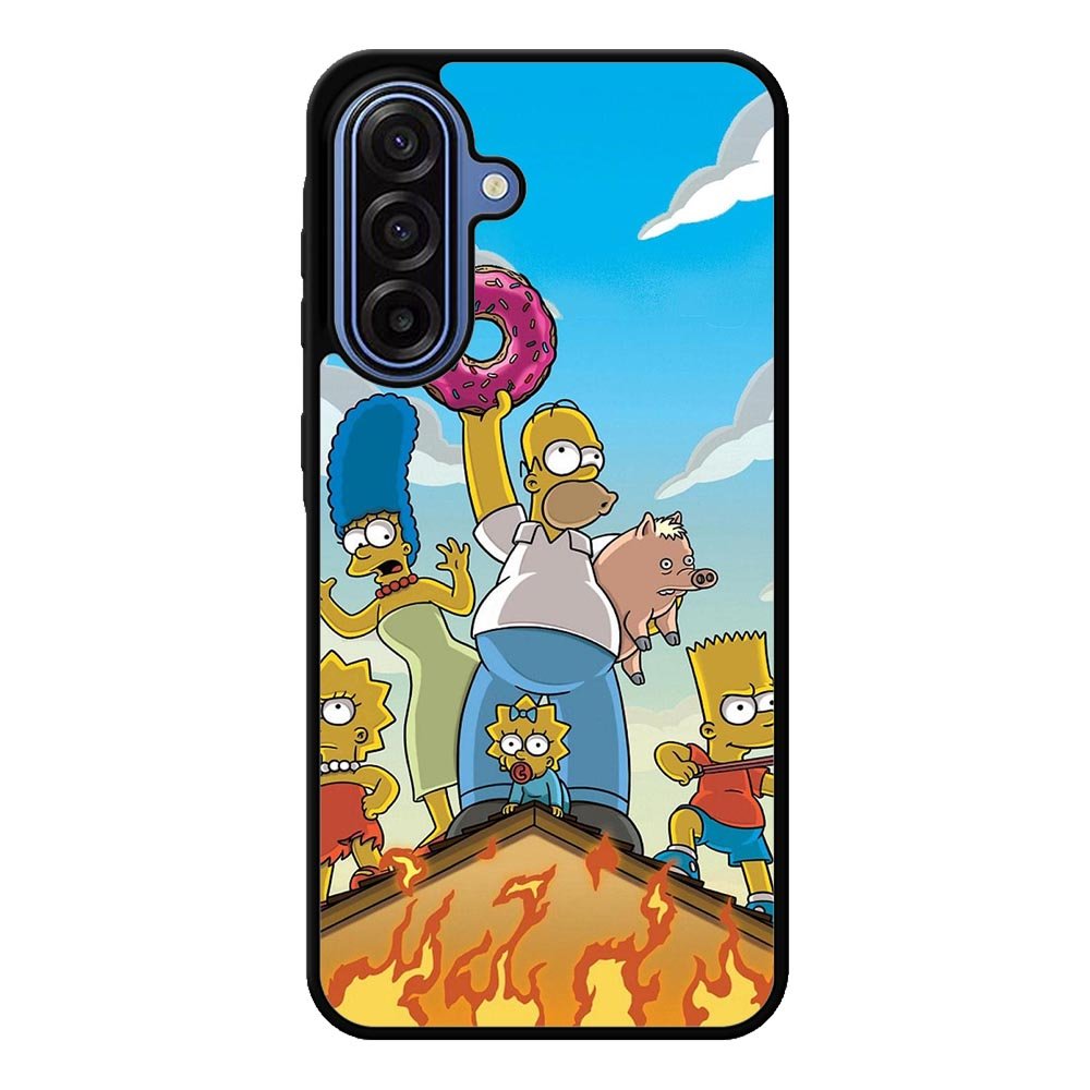 The Simpsons Fire Family Samsung Galaxy A17 Case QC9900