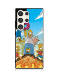 The Simpsons Fire Family Samsung Galaxy S25 Ultra 5G Case QC9900