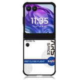 Nasa flight ticket Motorola Moto Razr Plus 2024 , Moto Razr+ 2024 Case OV9913