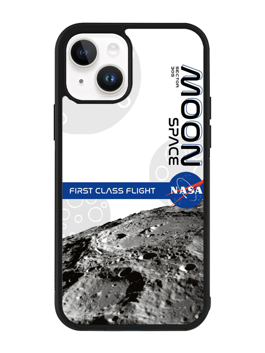 Nasa First Class Flight To The Moon iPhone 14 Plus Case QC9912