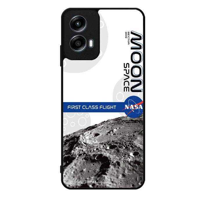 Nasa First Class Flight To The Moon Motorola Moto G Play 2024 Case OV9912