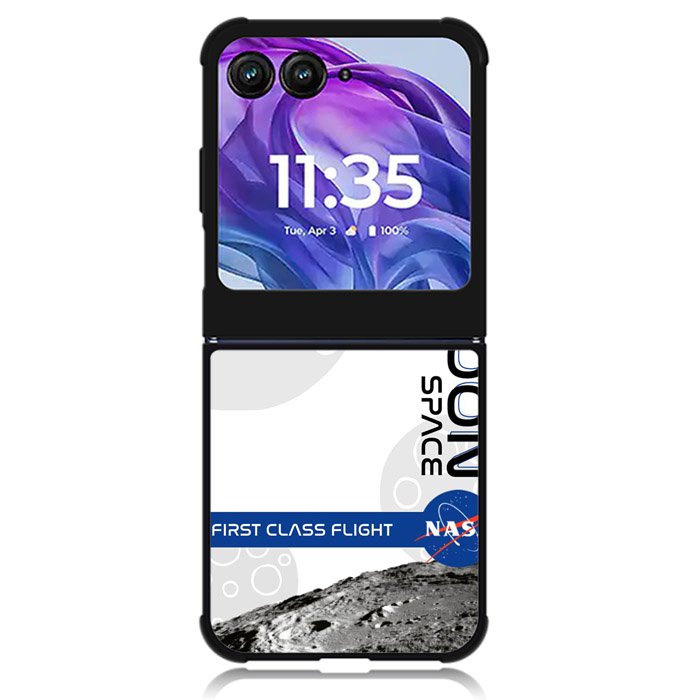 Nasa First Class Flight To The Moon Motorola Moto Razr Plus 2024 , Moto Razr+ 2024 Case OV9912
