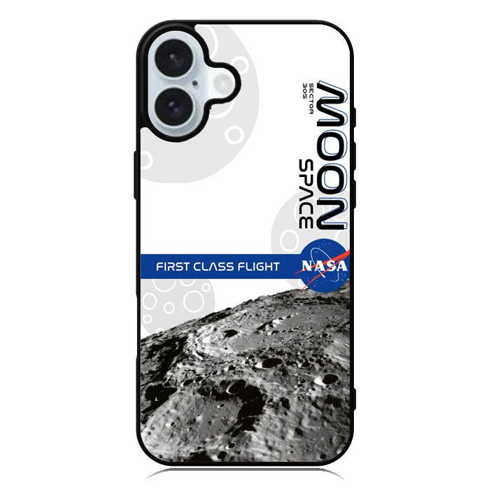 Nasa First Class Flight To The Moon iPhone 16 Plus Case QC9912