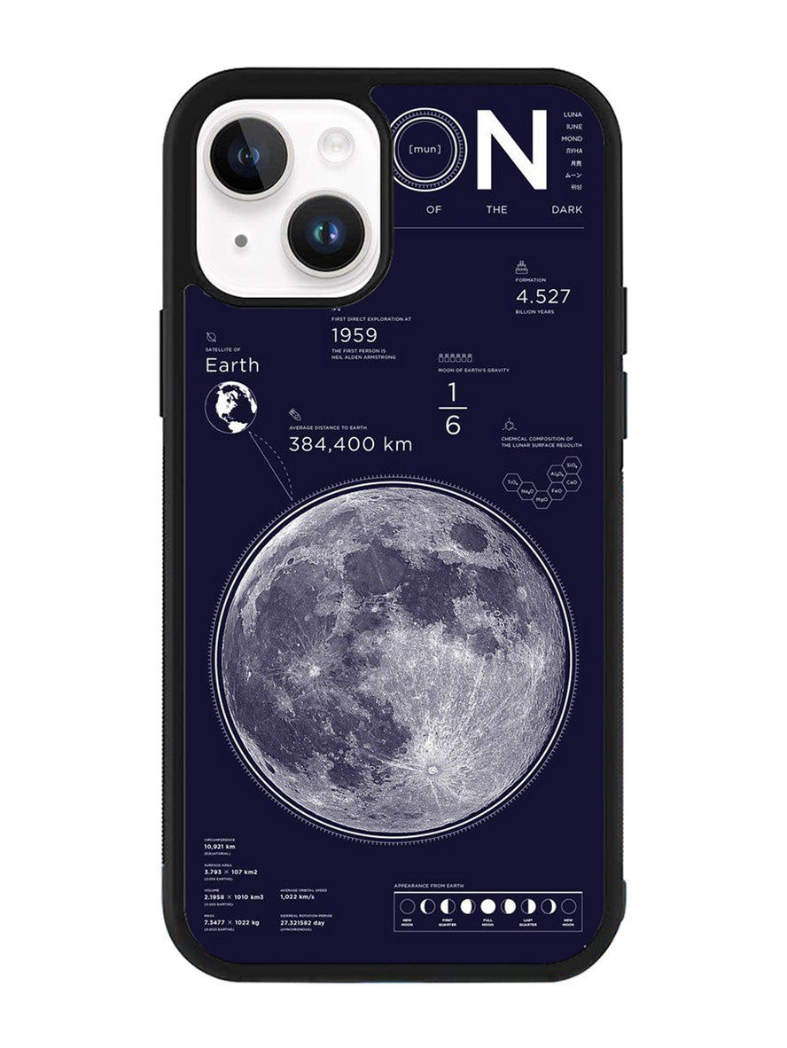 Nasa MOON The bright sign of the dark iPhone 14 Plus Case QC9915