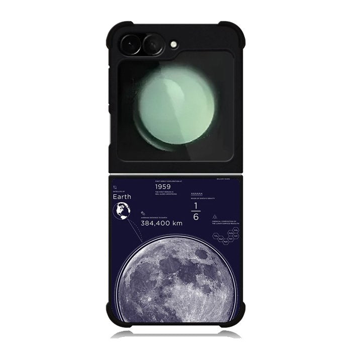 Nasa MOON The bright sign of the dark Samsung Galaxy Z Flip 6 5G 2024 Case OV9915