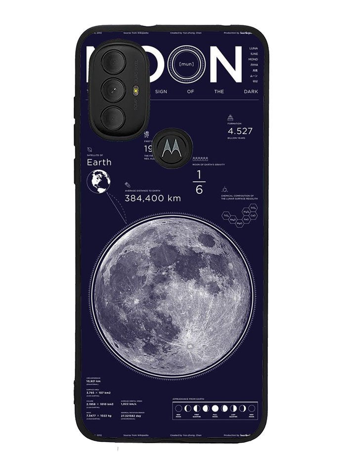 Nasa MOON The bright sign of the dark Motorola Moto G Pure 2021 , Moto G Power 2022 Case OV9915