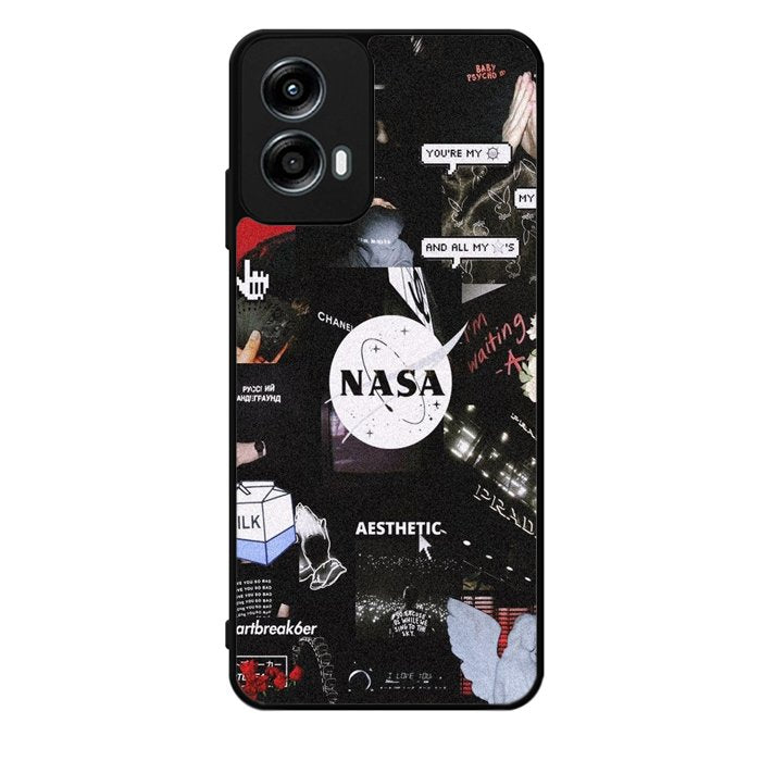 Nasa Aesthetic Pattern Motorola Moto G Play 2024 Case OV9911