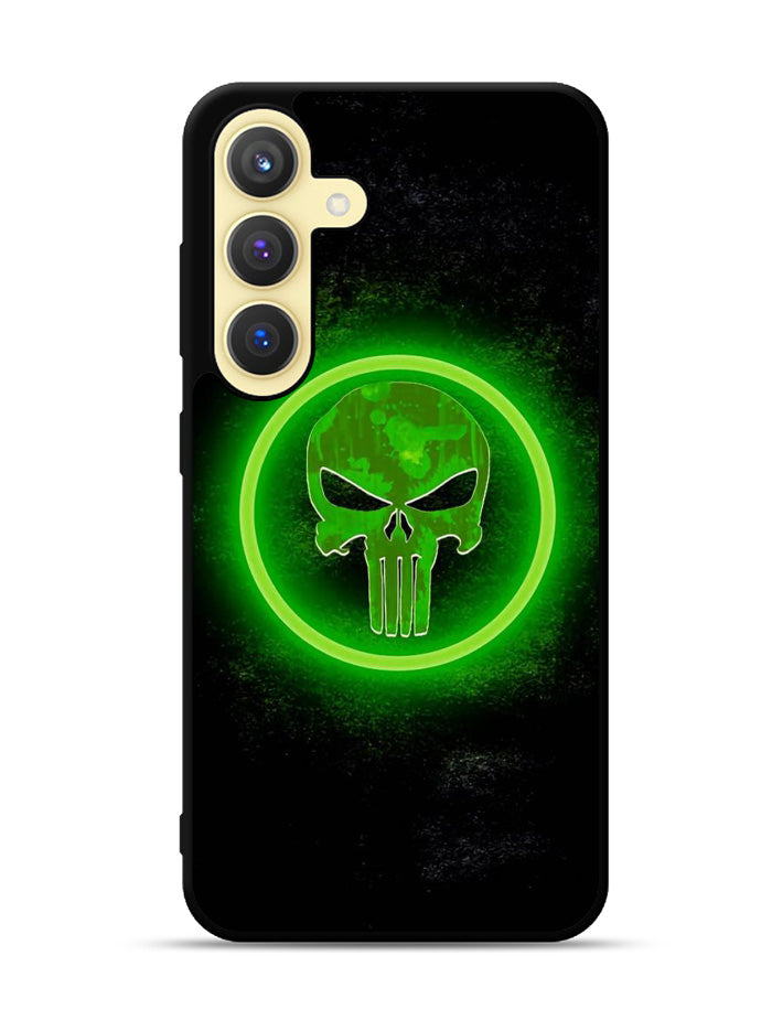 Punisher Green Glow Samsung Galaxy S24 FE 5G Case OV9918