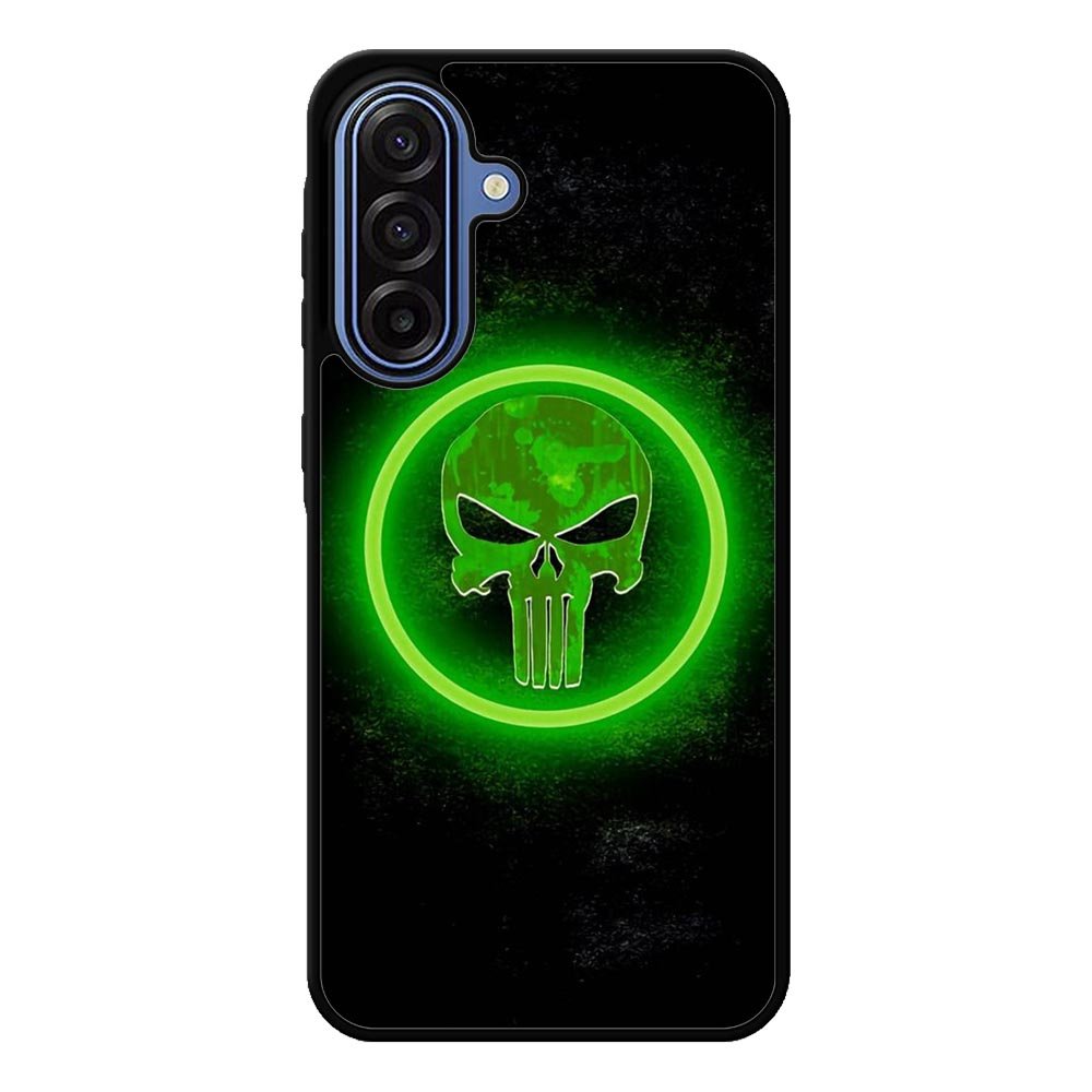 Punisher Green Glow Samsung Galaxy A17 Case QC9918
