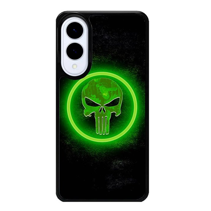 Punisher Green Glow Samsung Galaxy S25 Edge 5G Case OV9918