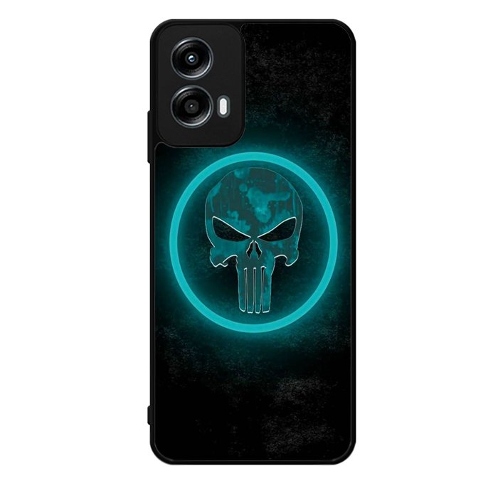 Punisher Blue Glow Motorola Moto G Play 2024 Case OV9917