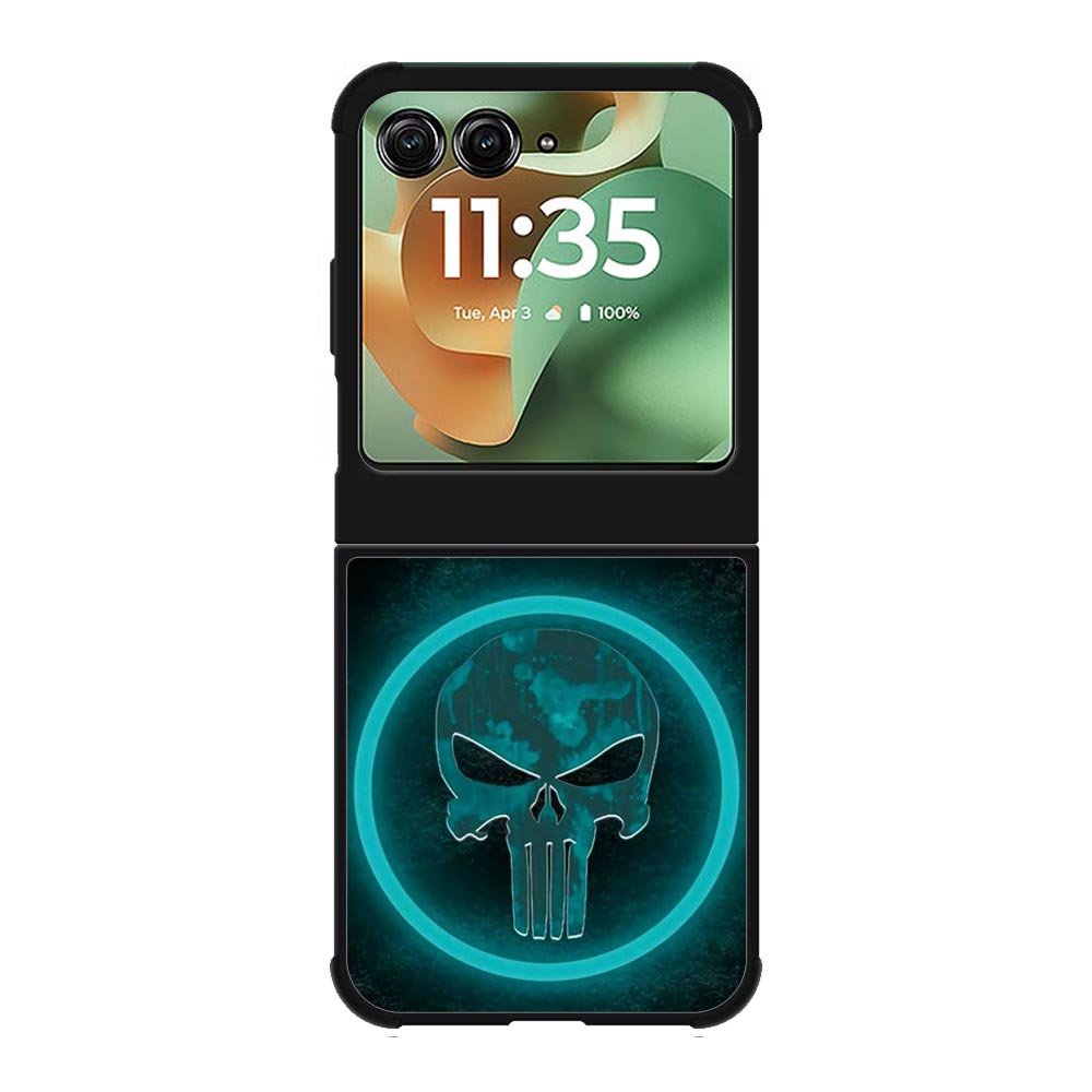 Punisher Blue Glow Motorola Moto RAZR 2025 Case OV9917