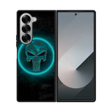 Punisher Blue Glow Samsung Galaxy Z Fold 7 5G Case OV9917