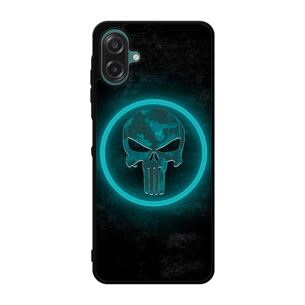 Punisher Blue Glow Samsung Galaxy A07 Case OV9917