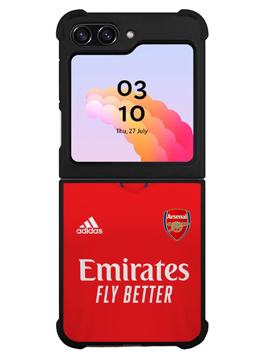 Arsenal 2021-2022 Home Jersey Samsung Galaxy Z Flip 5 5G 2023 Case OV8789