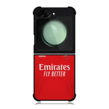 Arsenal 2021-2022 Home Jersey Samsung Galaxy Z Flip 6 5G 2024 Case OV8789