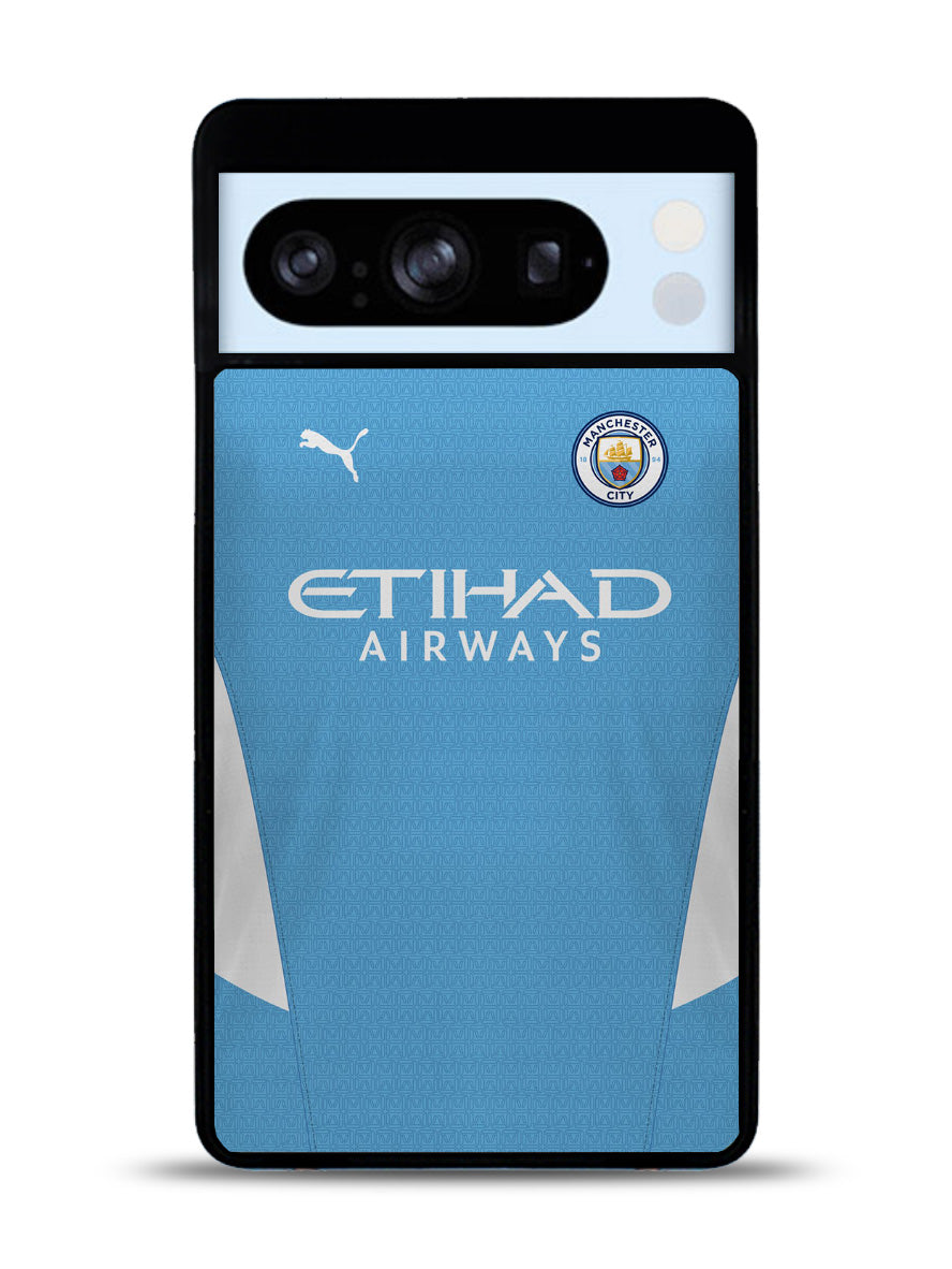 Manchester City 2021-2022 Home Jersey Google Pixel 8 Pro Case QC8800