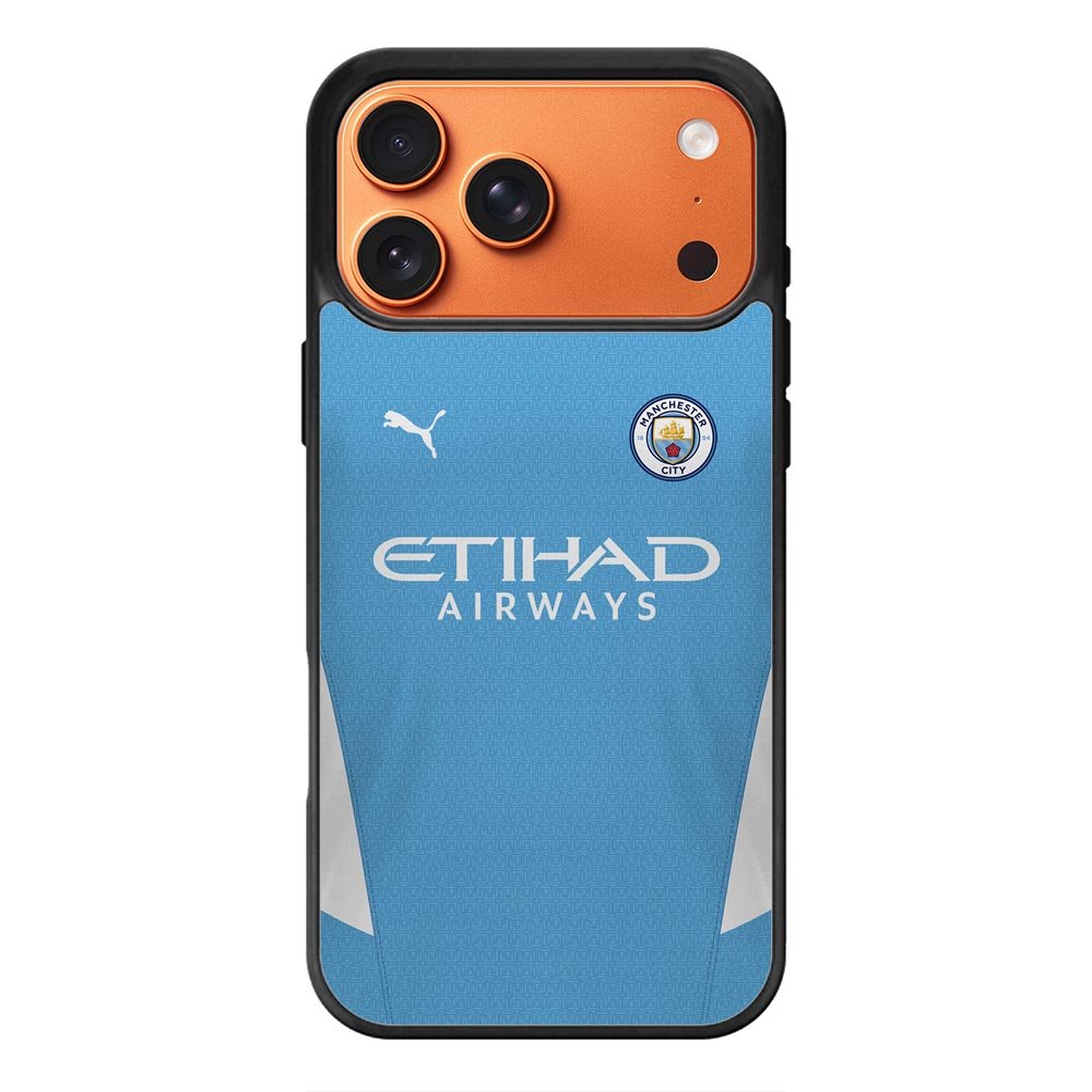 Manchester City 2021-2022 Home Jersey iPhone 17 Pro Max Case OV8800