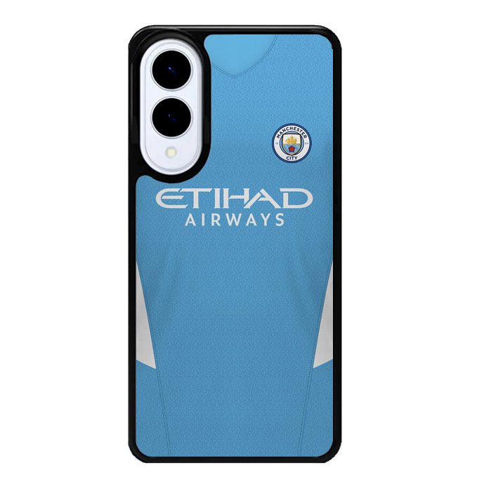 Manchester City 2021-2022 Home Jersey Samsung Galaxy S25 Edge 5G Case OV8800