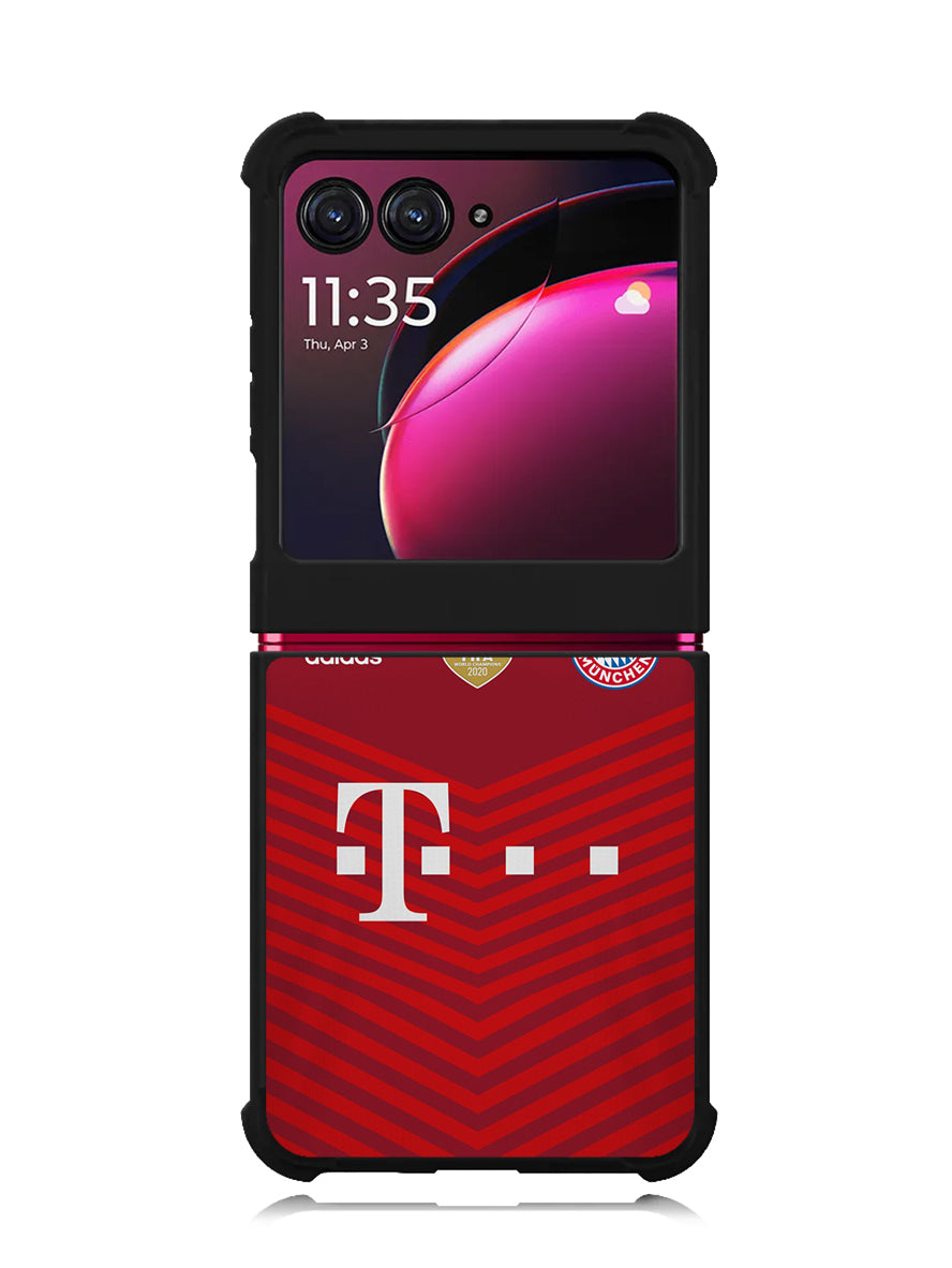 FC Bayern Munchen 2021-2022 Home Jersey Motorola Moto Razr Plus 2023 , Moto Razr+ 2023 Case OV8797