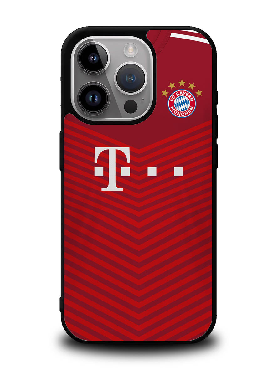 FC Bayern Munchen 2021-2022 Home Jersey iPhone 14 Pro Max Case QC8797