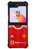 Manchester United 2021-2022 Home Jersey Samsung Galaxy Z Flip 5 5G 2023 Case OV8801