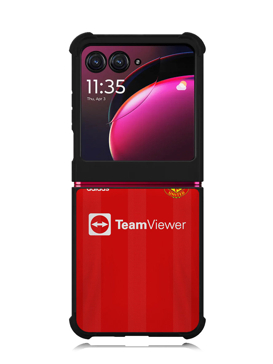 Manchester United 2021-2022 Home Jersey Motorola Moto Razr Plus 2023 , Moto Razr+ 2023 Case OV8801