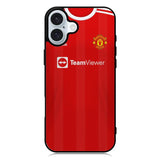 Manchester United 2021-2022 Home Jersey iPhone 16 Plus Case QC8801