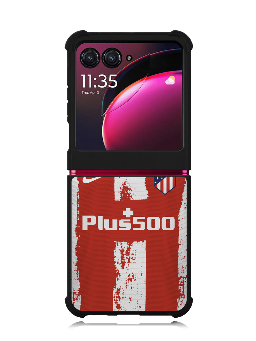 Atletico Madrid 2021-2022 Home Jersey Motorola Moto Razr Plus 2023 , Moto Razr+ 2023 Case OV8791