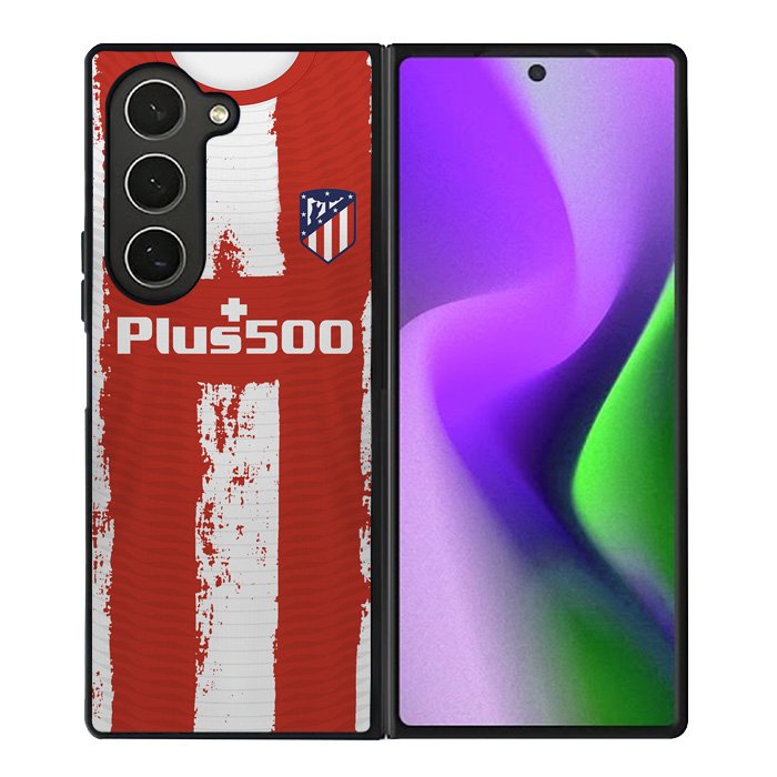 Atletico Madrid 2021-2022 Home Jersey Samsung Galaxy Z Fold 6 5G 2024 Case OV8791
