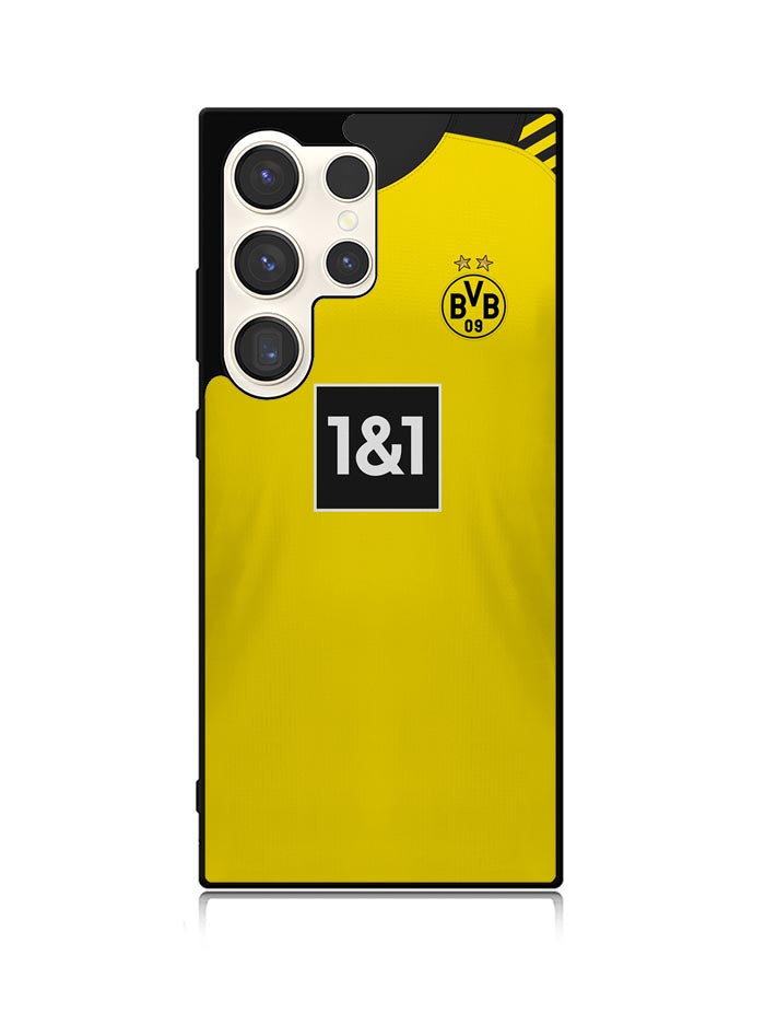 Borussia Dortmund 2021-2022 Home Jersey Samsung Galaxy S23 Ultra 5G Case QC8794